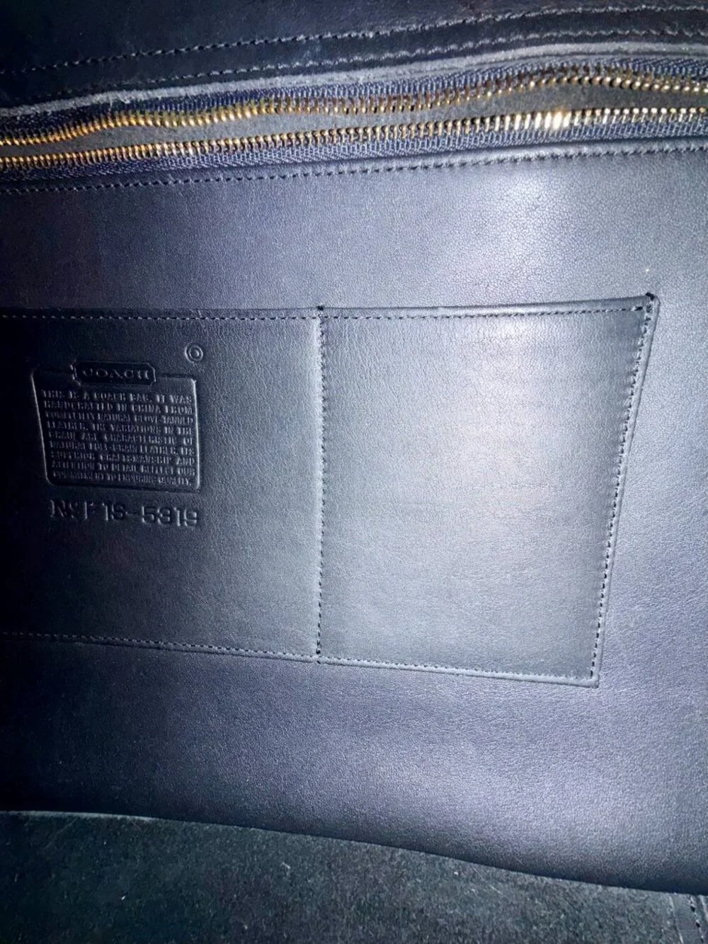 Vintage COACH Messenger Briefcase Bag, Style 5319, includes original strap